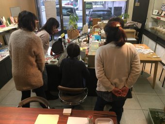 店舗内七宝ワークショップ２